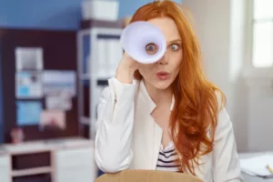 employee on the spot