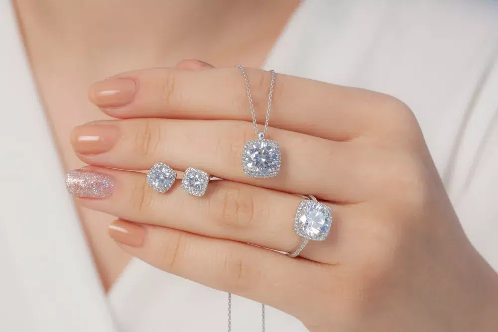 shiny jewelry